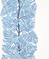 Brunschwig & Fils PALMAR BLUE Wallpaper