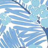 Brunschwig & Fils PALMAR BLUE Wallpaper