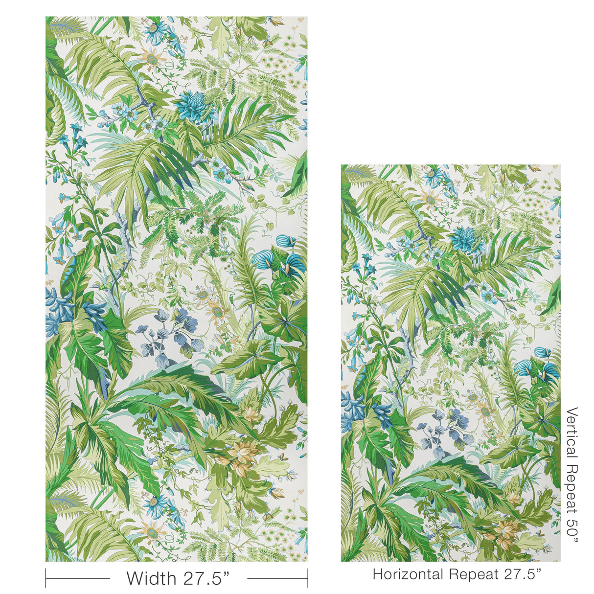Brunschwig & Fils MAJORELLE MIST Wallpaper