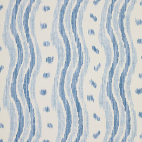 Lee Jofa IKAT STRIPE WP AZURE Wallpaper
