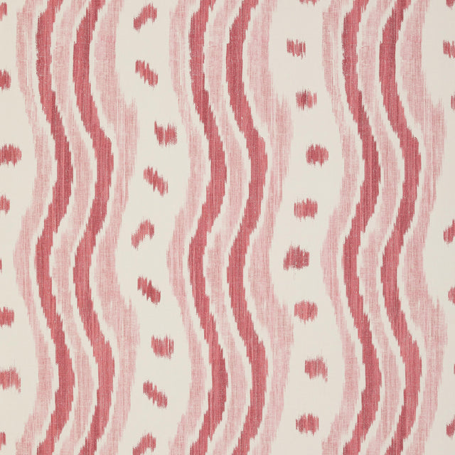 Lee Jofa IKAT STRIPE WP CORAL Wallpaper