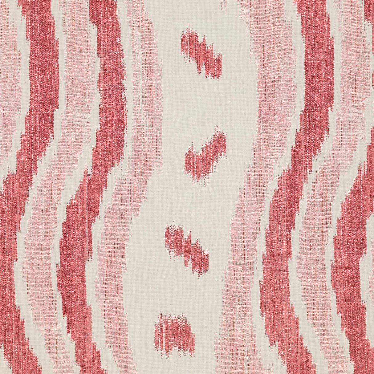 Lee Jofa IKAT STRIPE WP CORAL Wallpaper