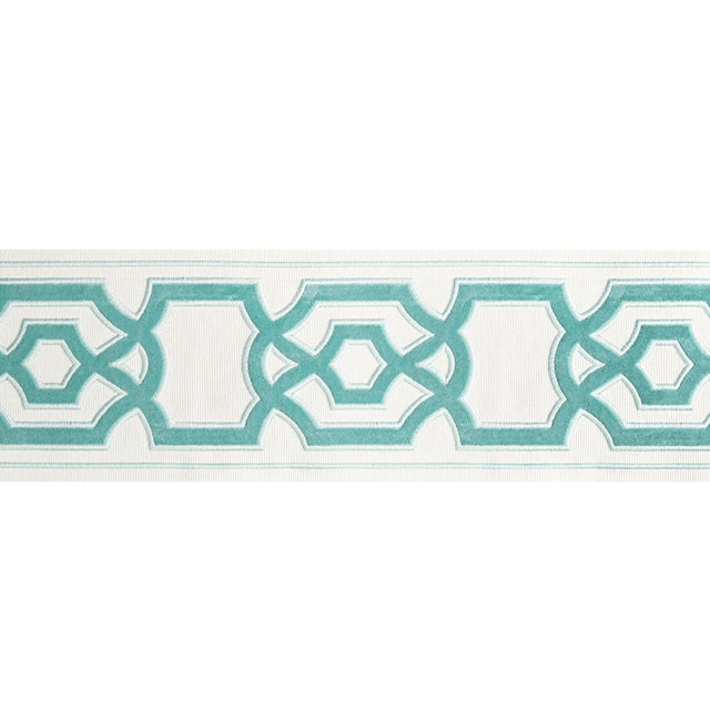 Brunschwig & Fils CERISE TAPE AQUA Trim