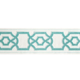 Brunschwig & Fils CERISE TAPE AQUA Trim