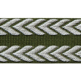 Lee Jofa CHEVRON BRAID OLIVE GREEN & FLAX Trim