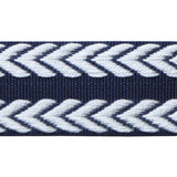 Lee Jofa CHEVRON BRAID NAVY & WHITE Trim