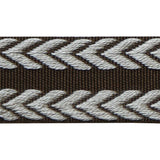 Lee Jofa CHEVRON BRAID BROWN & FLAX Trim