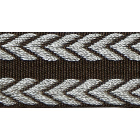 Lee Jofa CHEVRON BRAID BROWN & FLAX Trim