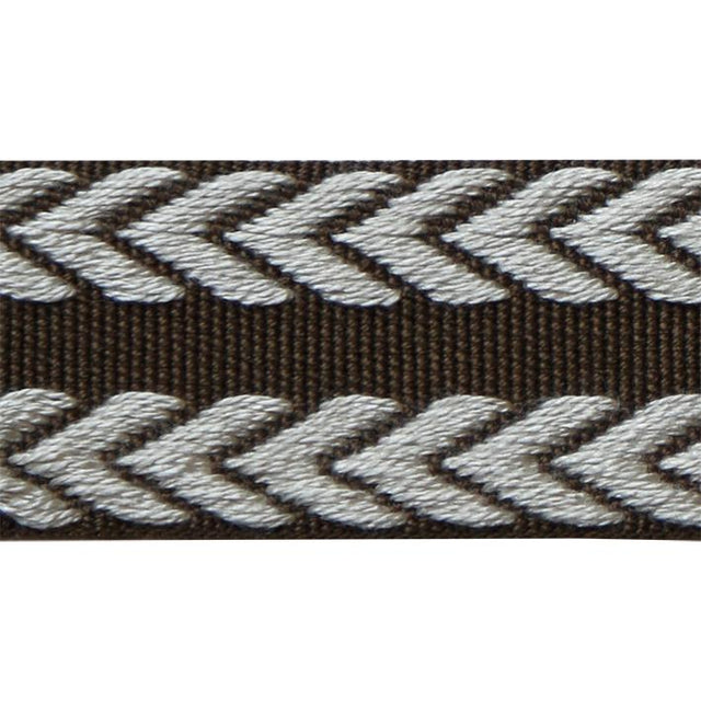 Lee Jofa CHEVRON BRAID BROWN & FLAX Trim