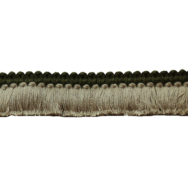 Lee Jofa CUT RUCHE TWO GREEN & FLAX Trim