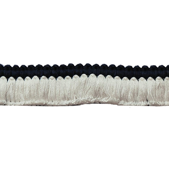 Lee Jofa CUT RUCHE TWO NAVY & WHTIE Trim