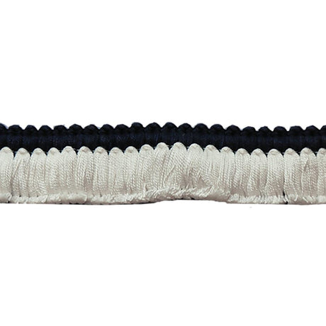 Lee Jofa CUT RUCHE TWO NAVY & WHTIE Trim