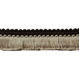 Lee Jofa CUT RUCHE TWO BROWN & FLAX Trim