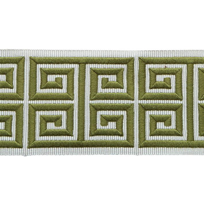 Lee Jofa GREEK EMB BORDER GREEN Trim