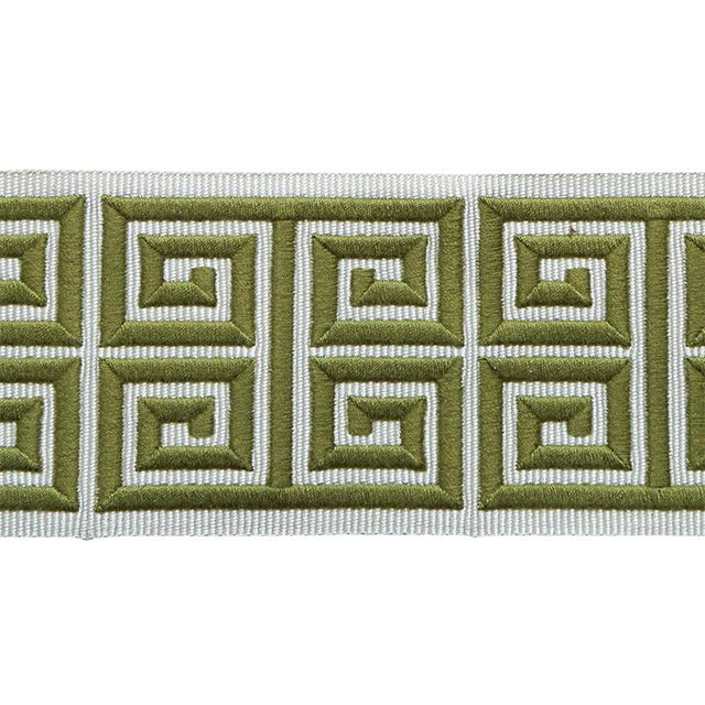 Lee Jofa GREEK EMB BORDER GREEN Trim