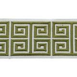 Lee Jofa GREEK EMB BORDER GREEN Trim