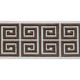 Lee Jofa GREEK EMB BORDER BROWN Trim