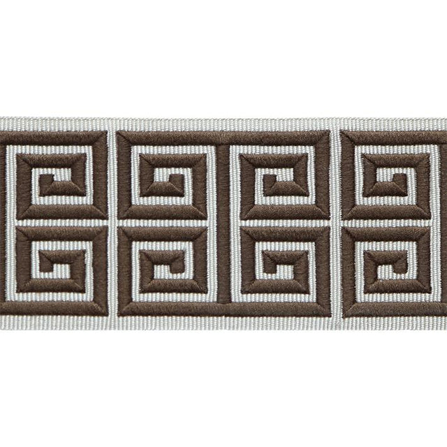 Lee Jofa GREEK EMB BORDER BROWN Trim