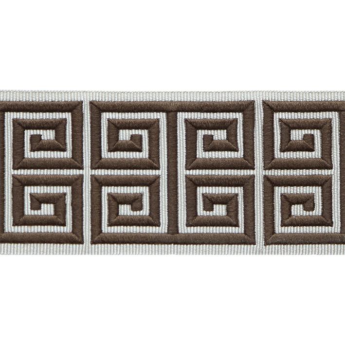 Lee Jofa GREEK EMB BORDER BROWN Trim