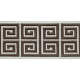 Lee Jofa GREEK EMB BORDER BROWN Trim