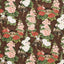 Schumacher Lady Hollyhock Brown Fabric