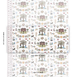 Schumacher Merrifield Sampler Document Fabric