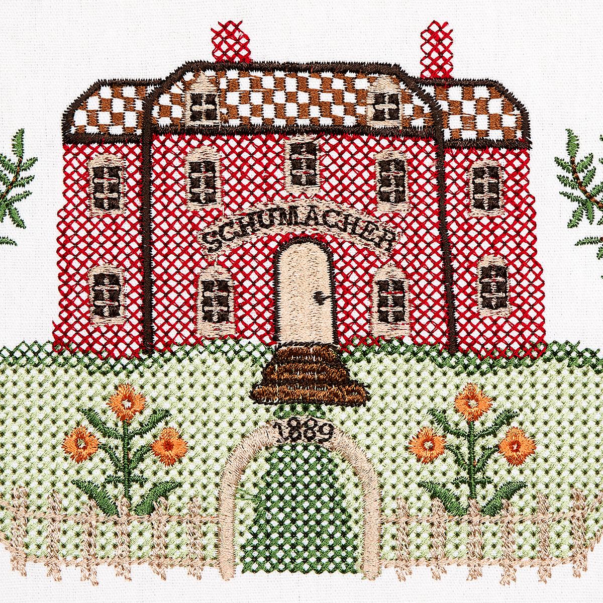 Schumacher Merrifield Sampler Document Fabric