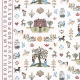Schumacher Merrifield Sampler Document Fabric