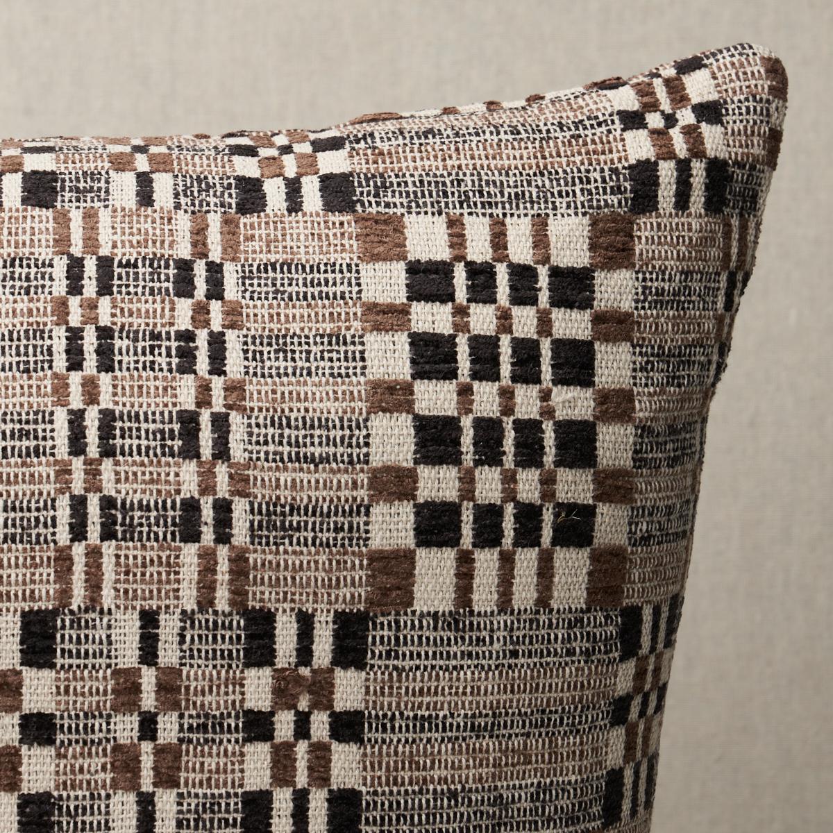 Schumacher Cinder 20" x 20" Brimfield Pillow
