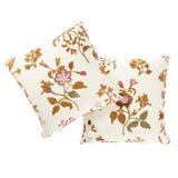 Schumacher Autumn 14" x 14" Raleigh Crewel Embroidery Pillow C