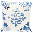 Schumacher Cornflower 14" x 14" Raleigh Crewel Embroidery Pillow A