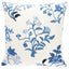 Schumacher Cornflower 14" x 14" Raleigh Crewel Embroidery Pillow A