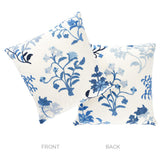 Schumacher Cornflower 14" x 14" Raleigh Crewel Embroidery Pillow A