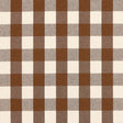 Schumacher Dutton Buffalo Check Coffee Fabric