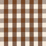 Schumacher Dutton Buffalo Check Coffee Fabric