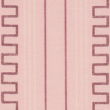 Schumacher Greco Stripe Pink Fabric