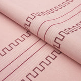 Schumacher Greco Stripe Pink Fabric