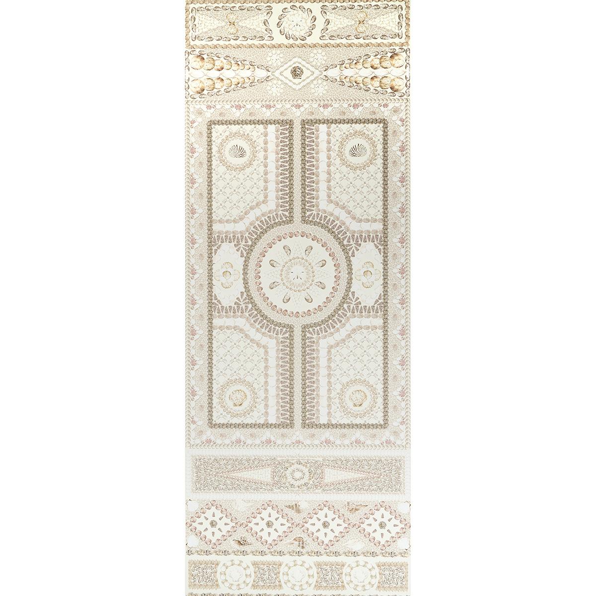 Schumacher Shell Grotto Panel A Sand Wallpaper