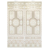 Schumacher Shell Grotto Panel A Sand Wallpaper