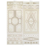 Schumacher Shell Grotto Panel A Sand Wallpaper