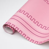 Schumacher Greco Stripe Pink Wallpaper