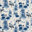 Schumacher Lady Hollyhock Delft Fabric