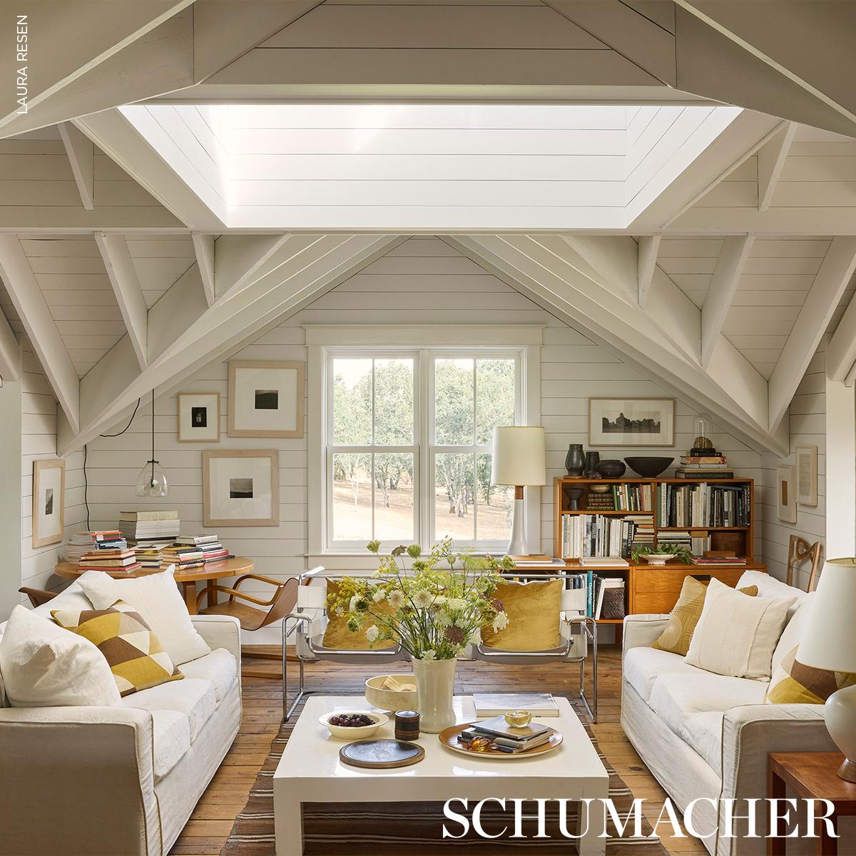 Schumacher Erindale Spice Fabric