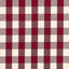 Schumacher Dutton Buffalo Check Crimson Fabric