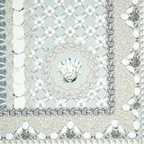 Schumacher Shell Grotto Panel A Seafoam Wallpaper