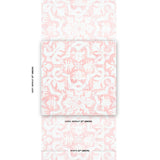 Schumacher Azulejos Pink Wallpaper