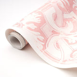 Schumacher Azulejos Pink Wallpaper