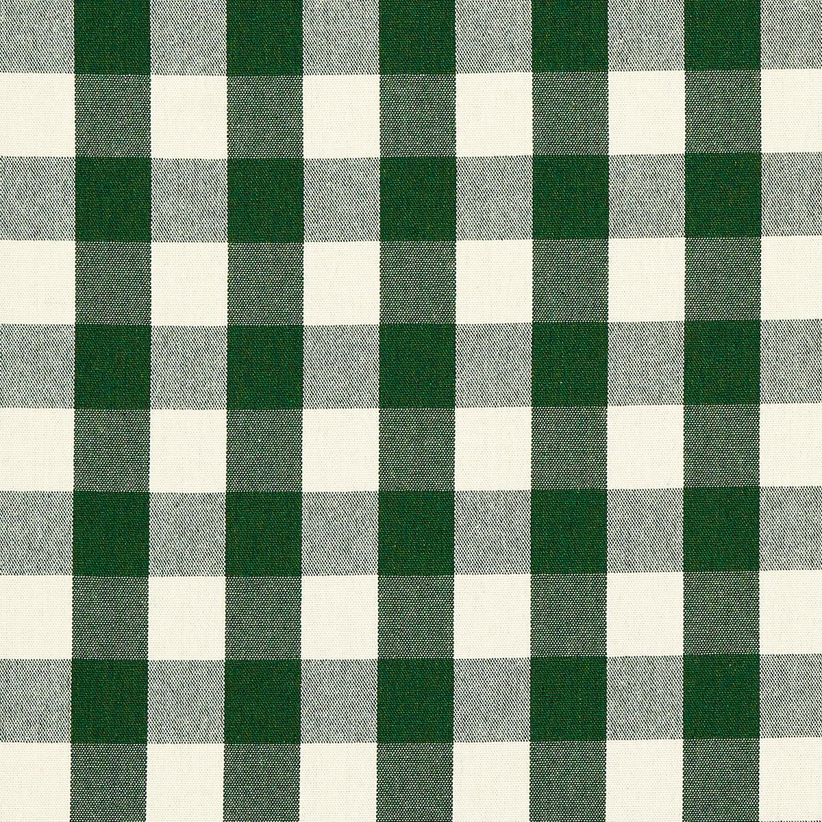 Schumacher Dutton Buffalo Check Emerald Fabric