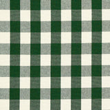 Schumacher Dutton Buffalo Check Emerald Fabric