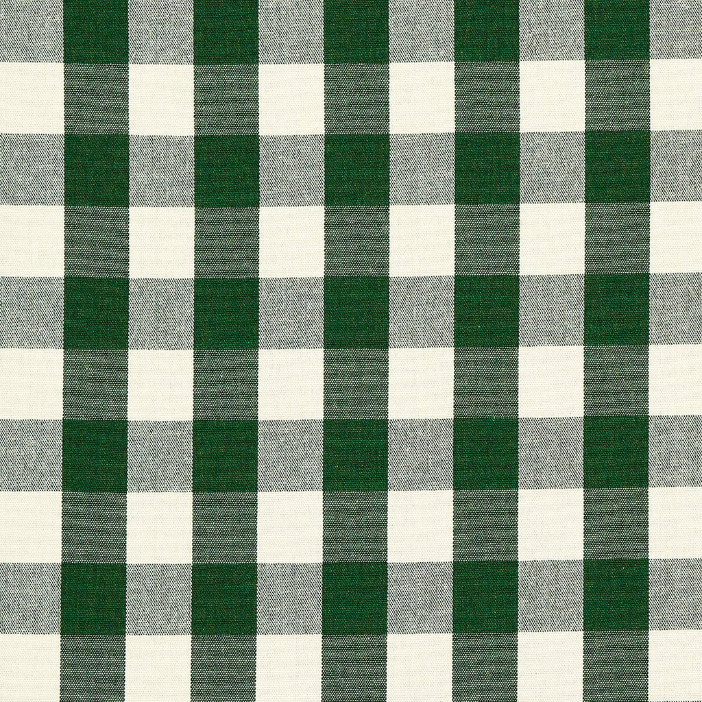 Schumacher Dutton Buffalo Check Emerald Fabric